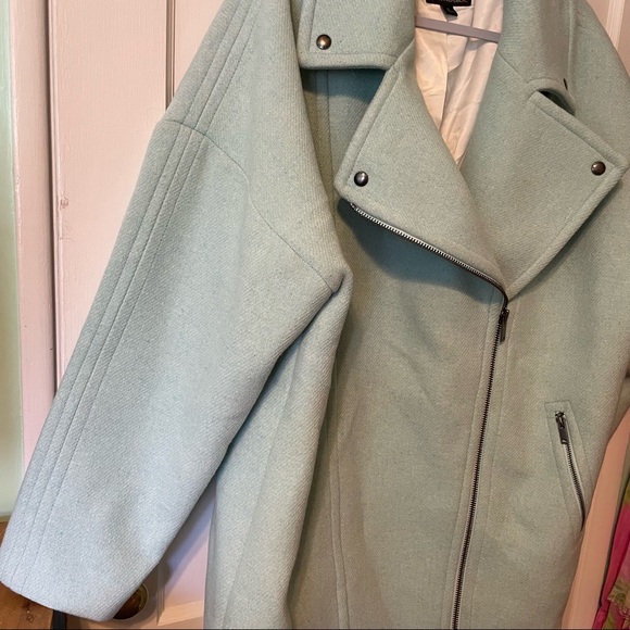 Banana Republic cocoon mint green coat - Picture 7 of 15